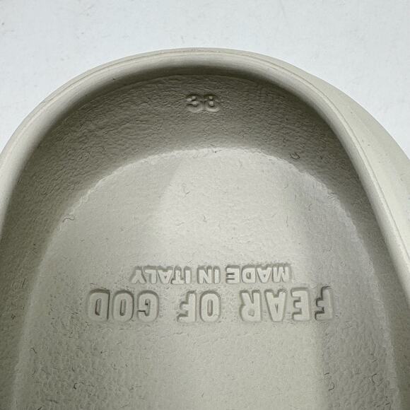 NWT FEAR OF GOD The California Slip On Cement - Picture 11 of 15